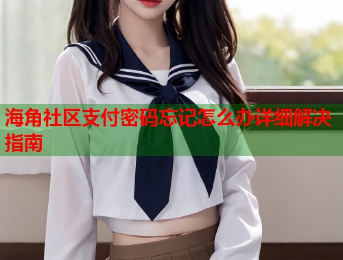 海角社区支付密码忘记怎么办详细解决指南  第2张