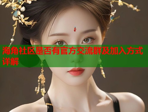 海角社区是否有官方交流群及加入方式详解