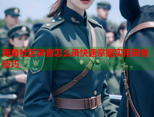 海角社区录音怎么录快速掌握实用录音技巧  第2张